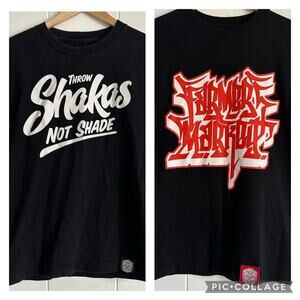 Farmers Market Hawaii‎ Shirts Lot of 2 Throw Shaka's Not Shade 808 Aloha FMHI